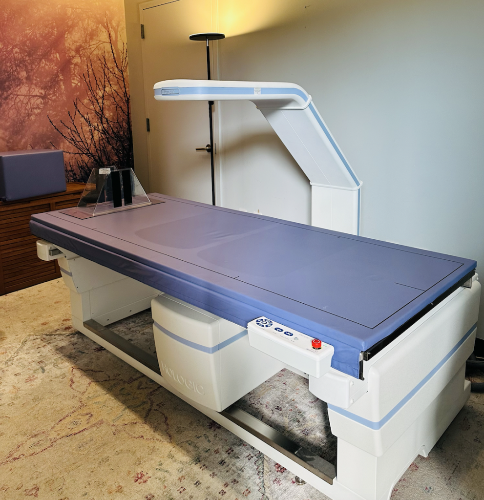 A DEXA scan machine in the Longevity Center by Hudson Health's New York office.