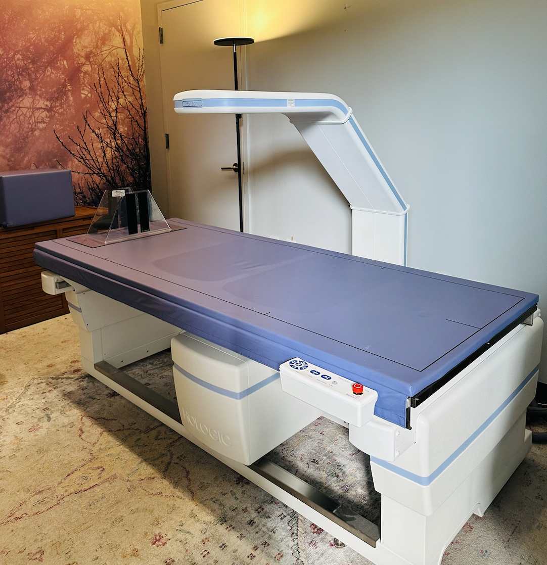 A DEXA scan machine in the Longevity Center by Hudson Health's New York office.